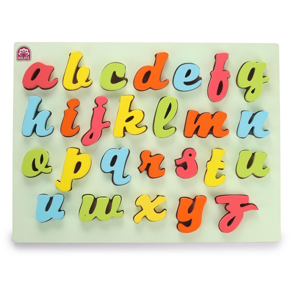 Puzzle Cursive Premium English Alphabet Raised Puzzle- Cursive – Hilife India